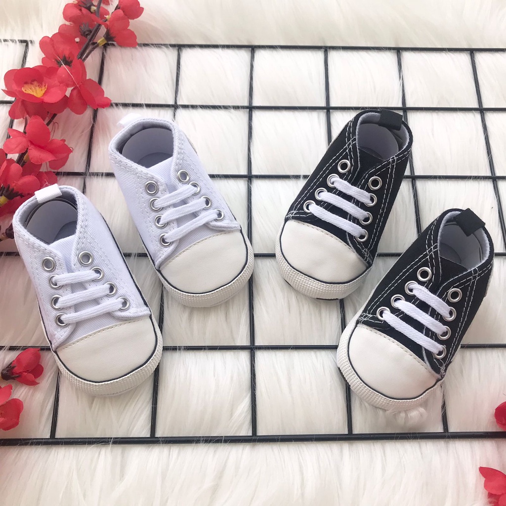 Sepatu prewalker shoes sneaker putih pergi jalan bestseller fashion anak bayi cowok laki murah -all