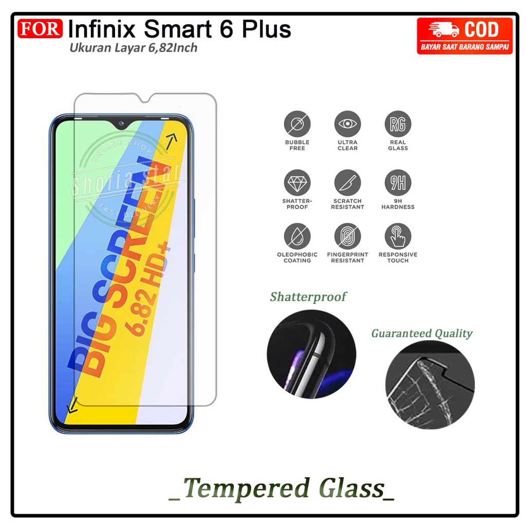 Anti Gores Ceramik Blue Light Infinix Smart 7 6 Plus Anti Radiasi Kaca Full Cover