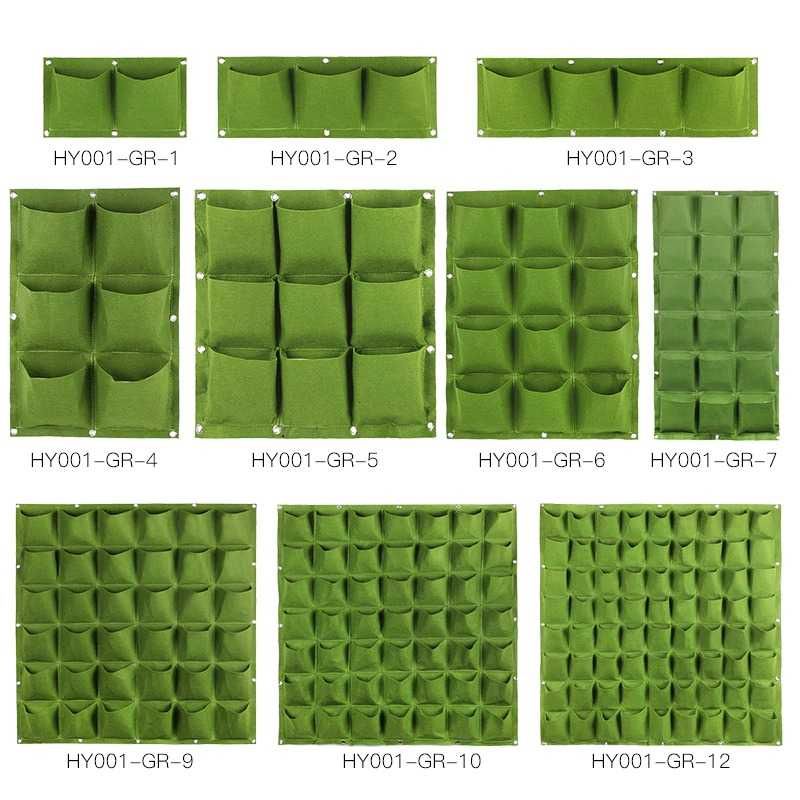 Pot Gantung Bunga Hias Tanaman Vertical Garden 9 Slot - HY001