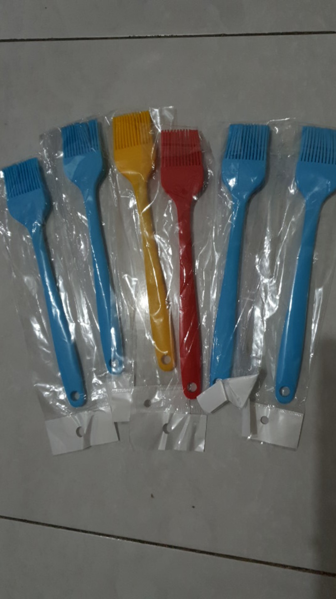 Brush Masak Bahan Silikon Warna Acak Untuk Dapur Rumah