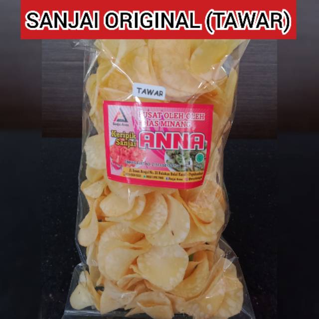 

KERIPIK SANJAI ORIGINAL ( SINGKONG TAWAR) 250 GRAM (Sanjai Anna)