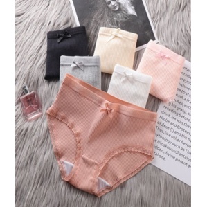 Celyne Celana Dalam Fashion Wanita Renda Impor Underwear Sempak Kolor Wanita Bahan Katun Motif Pita Halus Import 2019