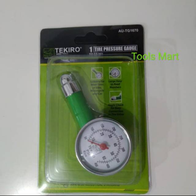 TEKIRO Alat Ukur Tekanan Angin Ban Tekiro Pressurre Gauge