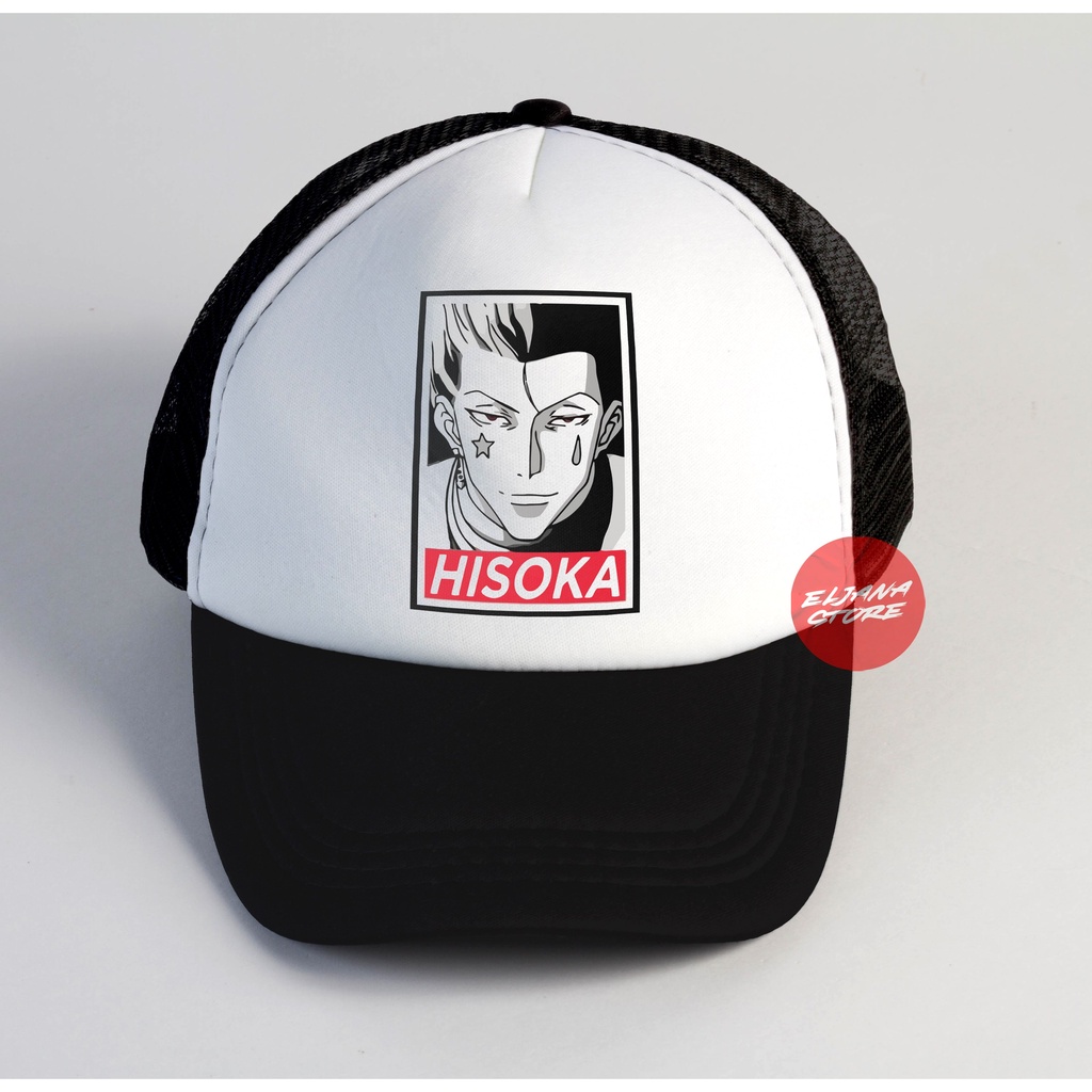 Topi Hunter x Hunter Hisoka / Topi Anime / Demon Slayer / Topi Jaring Distro / Topi Premium / Topi Sablon