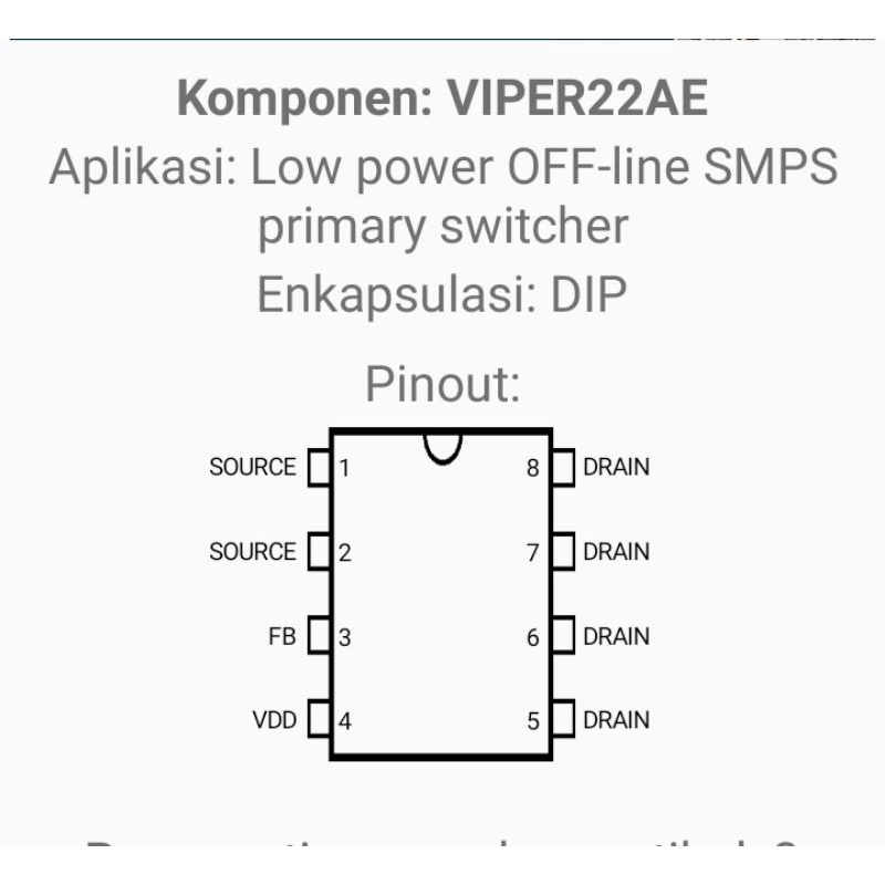 IC VIPer22A viper 22a