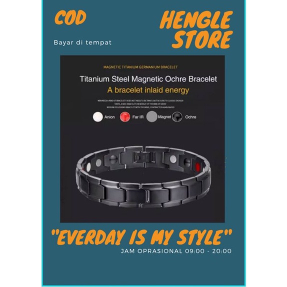 Gelang Kesehatan Bio Magnetik