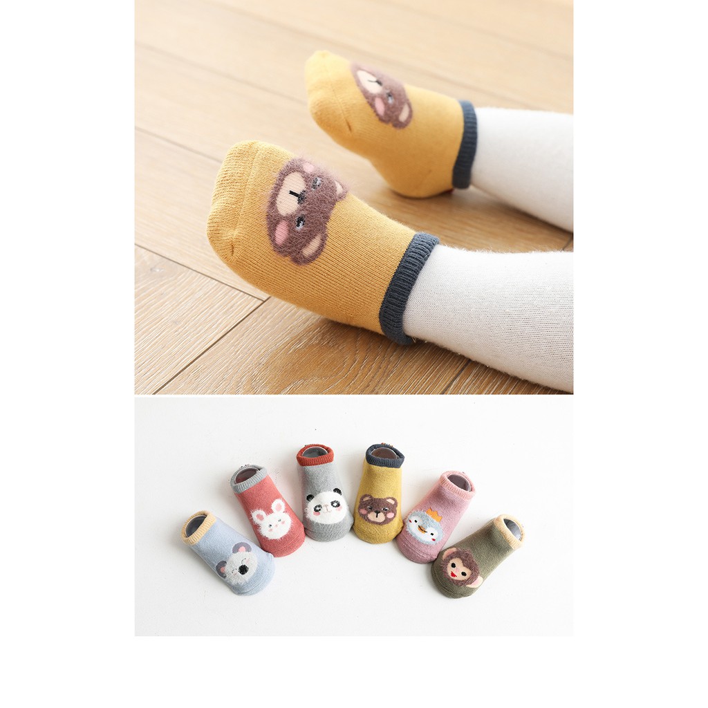 (pimenova) kaos kaki anak bayi animal cute 3d impor Kaus Kaki Karakter Lucu Model Korea Import