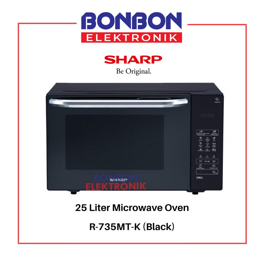 Sharp Microwave Grill Oven R 735 MT (K) / R735MTK / R 735MT Hitam