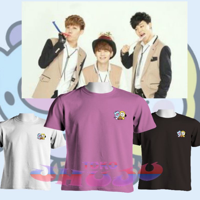 Baju Kaos BTS BT21 Mang Chimmy Shooky Baby - Jimin Jhope Suga