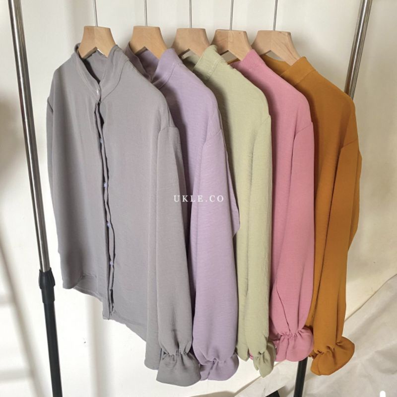 Cana Blouse Crinkle Oversize/ Blouse Crinkle Airflow/ kemeja crinkle oversize