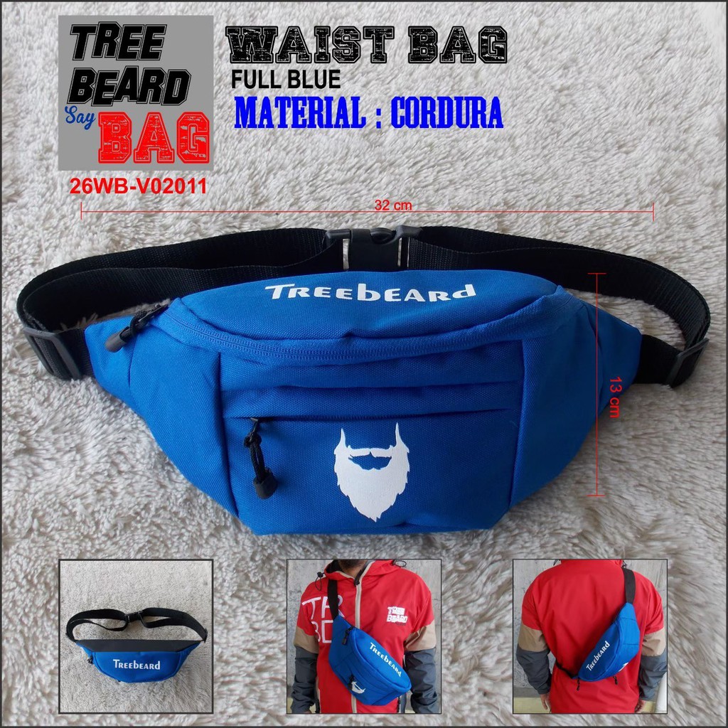 AKN- TAS SELEMPANG PRIA / TAS WAISTBAG DISTRO TERBARU DAN TERMURAH ORIGINAL TREEBEARD