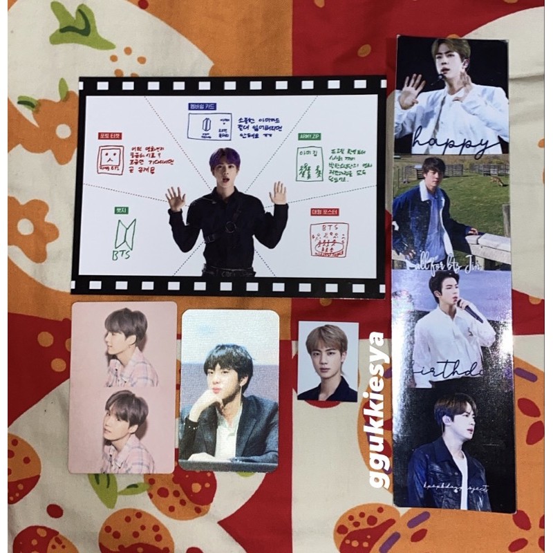 BTS PHOTOCARDS persona yoongi / membership share / lenti fansite jin / seokjin season greating 2020