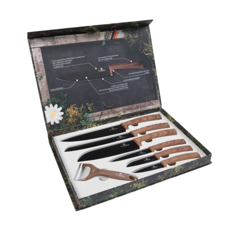 Berlinger Haus 7 pcs knife set forest line