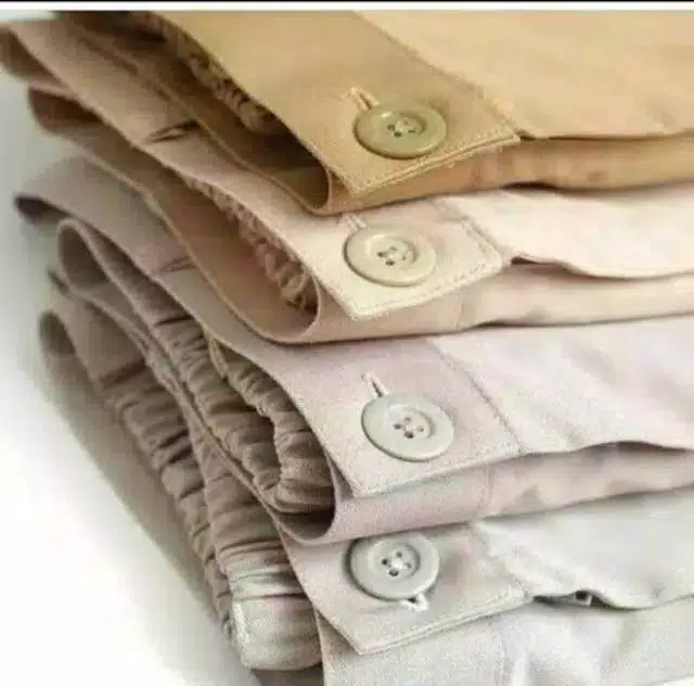 JUMBO BAGGY PANTS PREMIUM AMERICAN DRILL  BIG SIZE 4L 5L  latte,nude,milo,navy,army,dusty pink