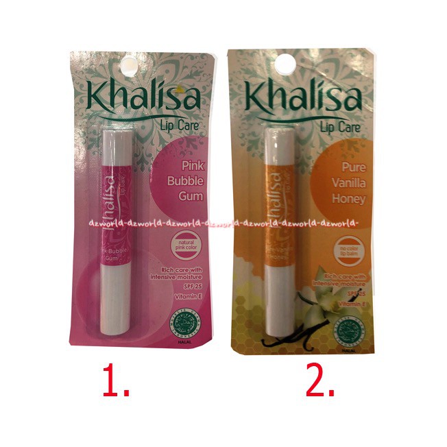 Khalisa Lip Care Pure Vanilla Honey Lip Gloss Vanila Madu