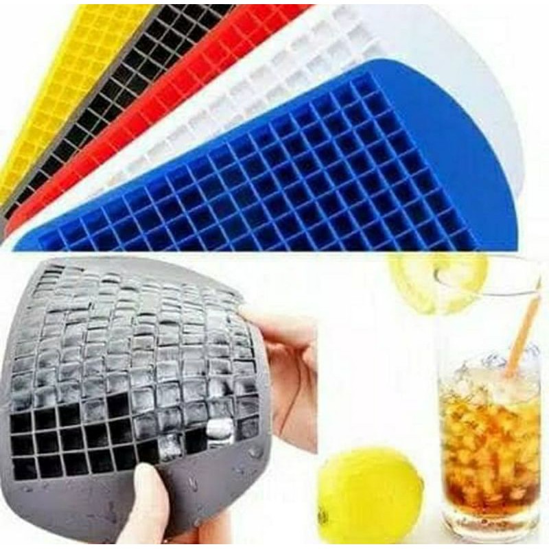 

Cetakan Es Batu Silikon 160 Kotak Anti Pecah