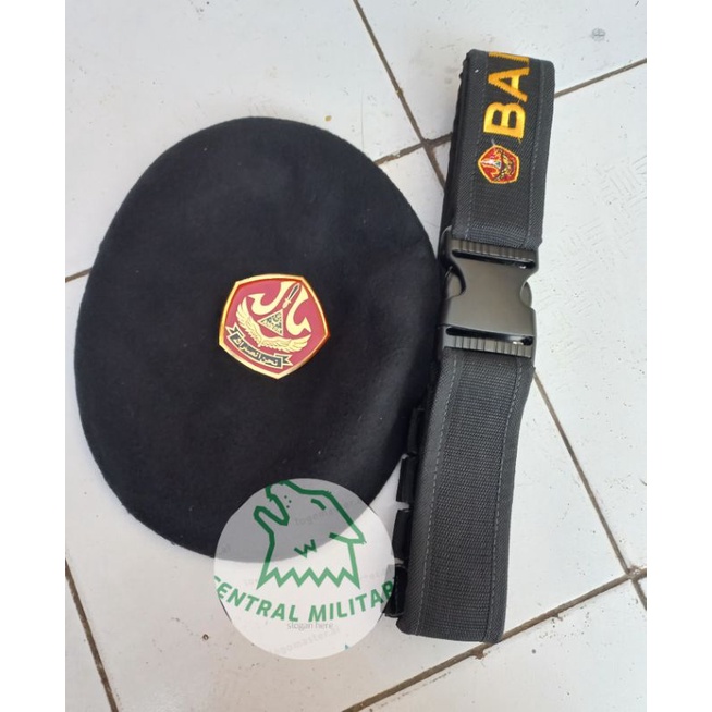 Set Baret Banser Emblem Kopel