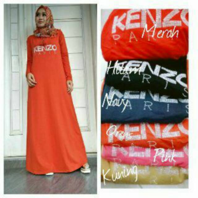 gamis kenzo kaos import
