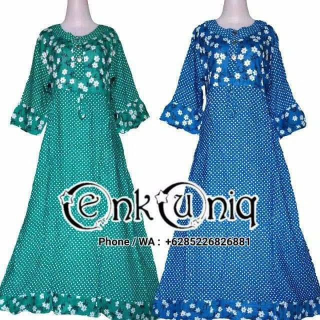 Dress Batik Pekalongan / Dress Maura / Daster Panjang / Longdress Batik / Dress Renda Dmrms01