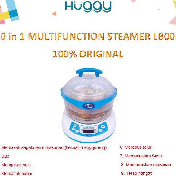 Baby Safe 10 in 1 Multifunction Steamer - Tanpa Bubble