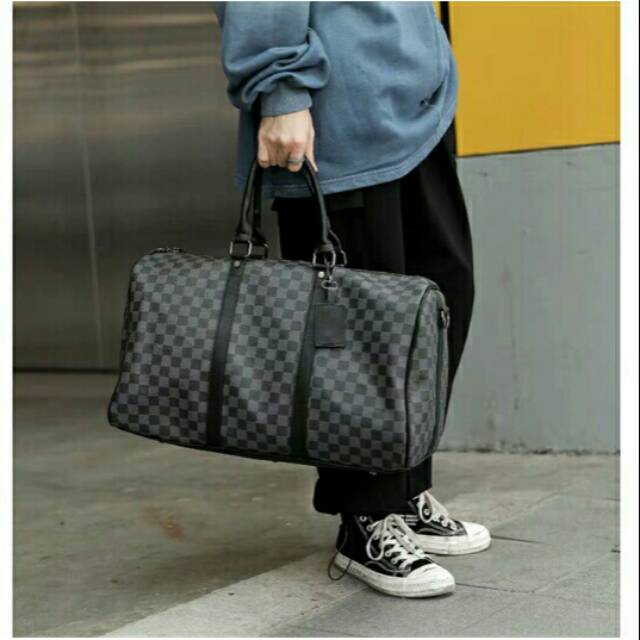 TAS TRAVEL PRIA TAS JINJING KABIN TAS SELEMPANG IMPORT