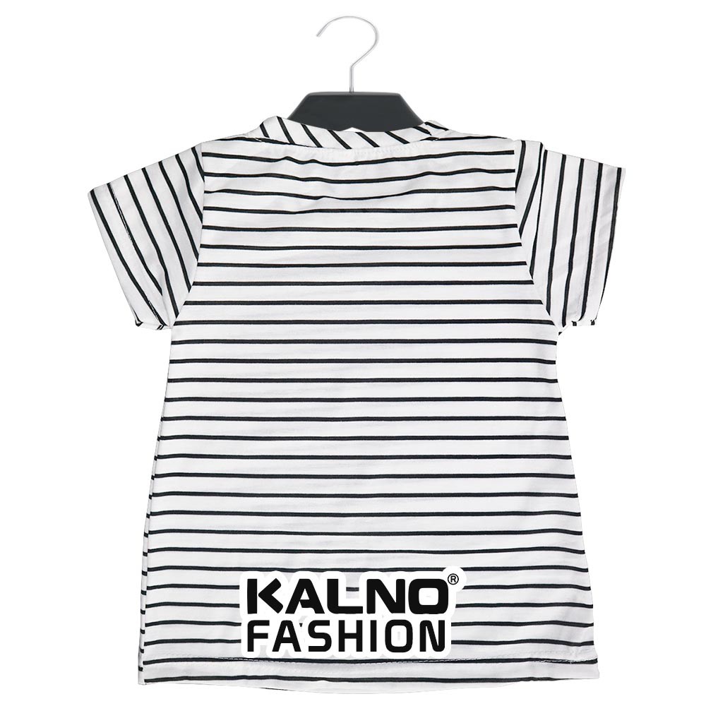 baju anak perempuan salur terusan polos - Anak perempuan Umur 1 -  7 Tahun Ukuran S M L XL