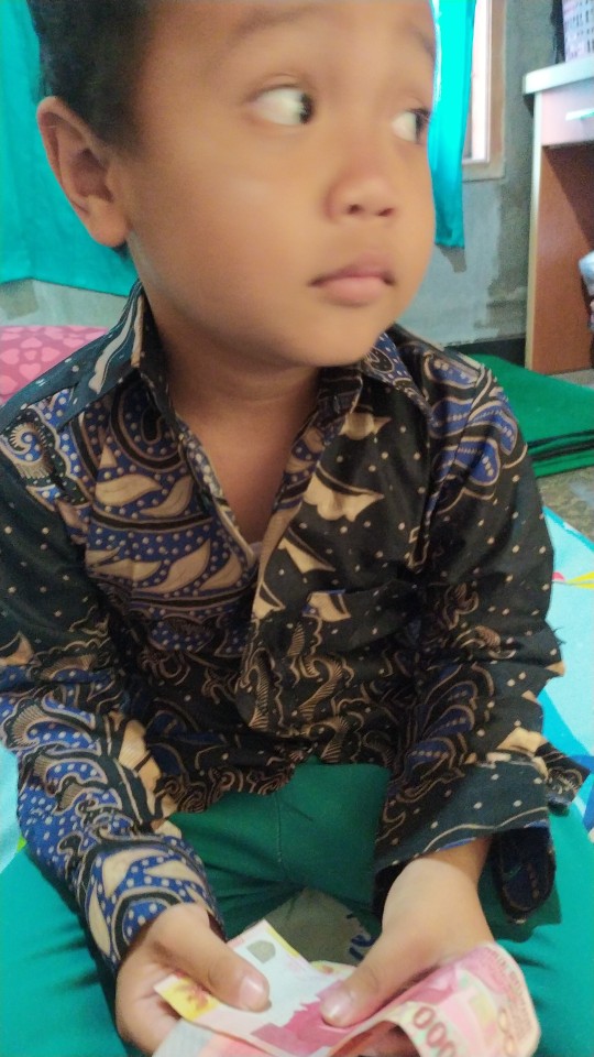 Benang Raja Kemeja Anak Katun Batik Lengan Panjang Ukuran M L Xl