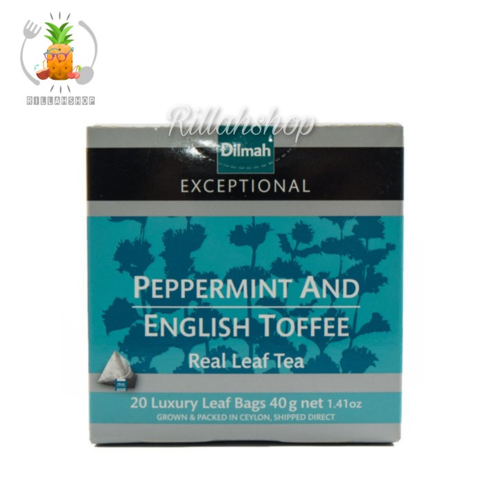 

Dilmah Peppermint English Toffe Tea (20x2g)