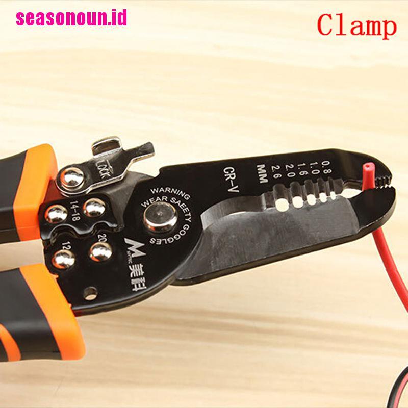 (seasonoun) Tang crimping Pemotong Kabel Otomatis