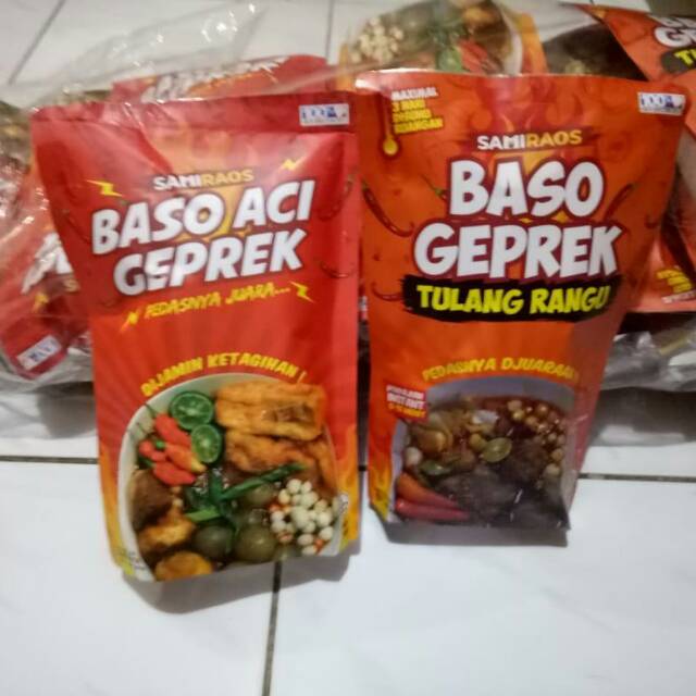 

BASO ACI GEPREK/BASO ACI GEPREK TULANG RANGU SAMIRAOS