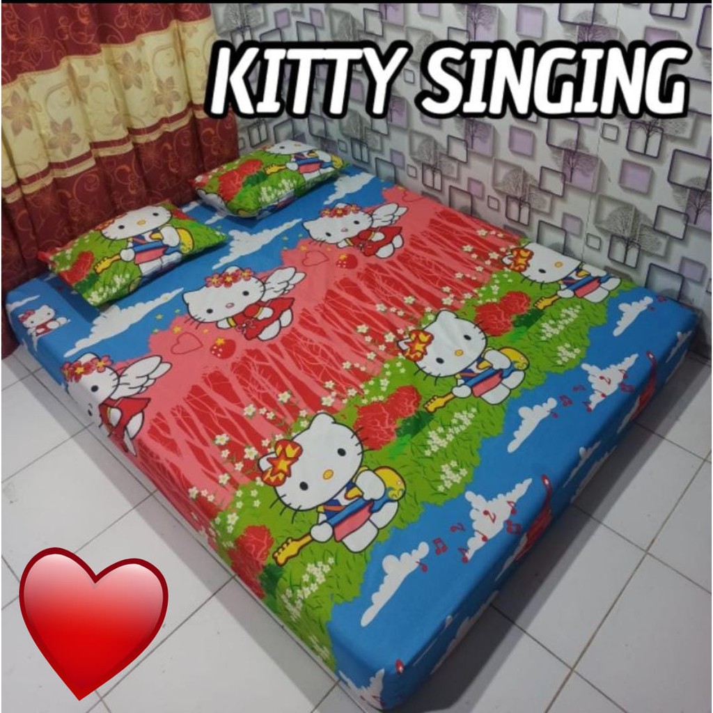 Sprei Homemade Termurah Motif Dewasa Anak Karakter Motif Kitty Singing