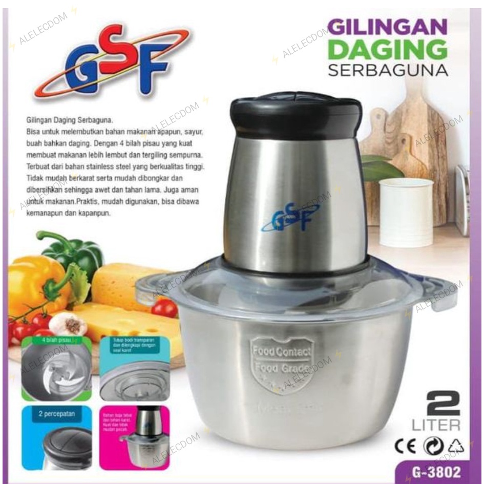 Food Chopper Stainless Steel