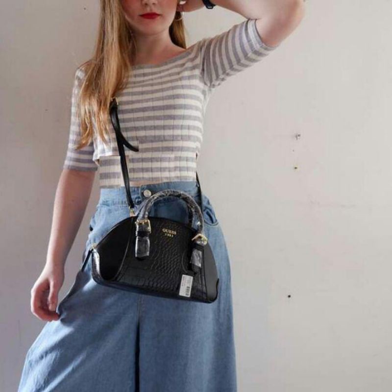 NEW Guess shell mini croco crossbody