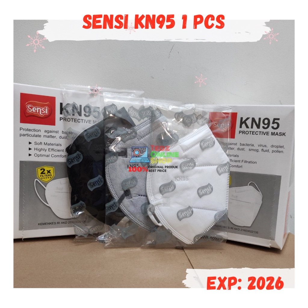 Masker KN95 Sensi 1 Pcs