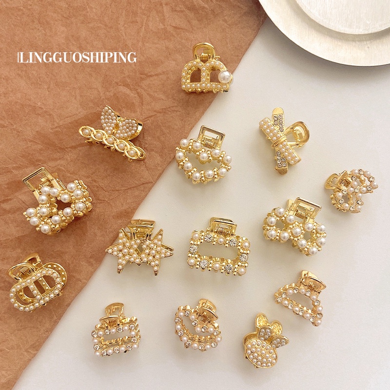 Jepit Rambut Mutiara Berlian Imitasi Untuk Anak Perempuan