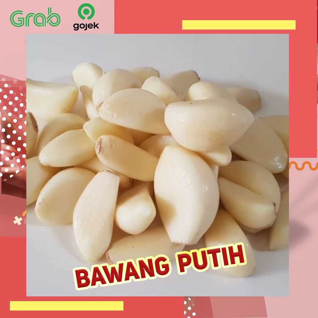 

Bawang Putih Kupas 500 gr/ bawng putih/bahan masak
