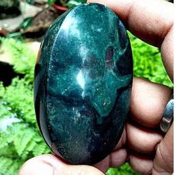 batu akik pancawarna ijo Garut natural original(0122)