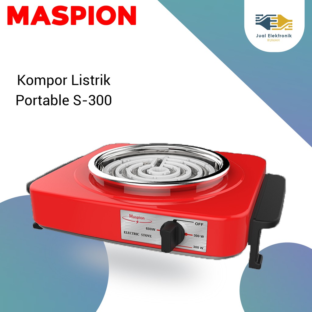 Electric Stove Kompor Listrik Maspion 600 Watt  S300 Best Seller