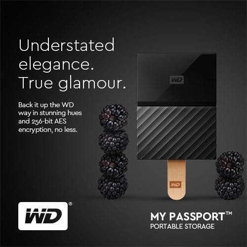 Hardisk Eksternal WD PASSPORT ULTRA 2TB  HDD portabel