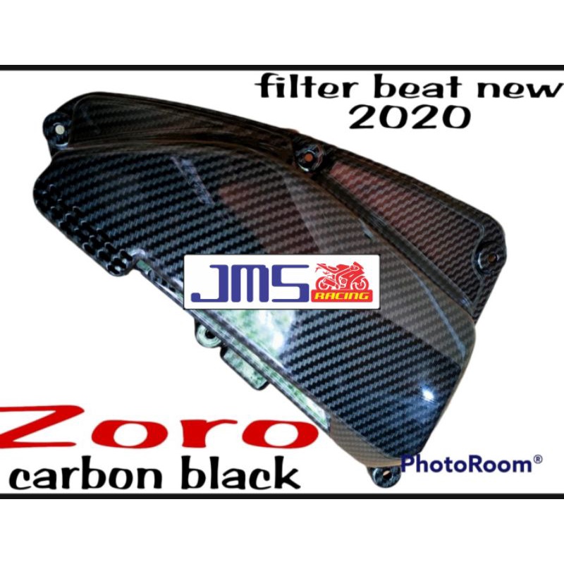 tutup cover carbon cvt filter hawa cvt keong kipas dan cover knalpot beat deluxe 2020 beat street new 2020 Scoopy 2020 genio zoro