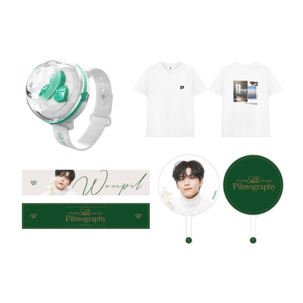[PO] DAY6 Wonpil: Pilmography 1st Solo Concert MD (Merch) - Official Light Band Ver 2/Photo Slogan/I
