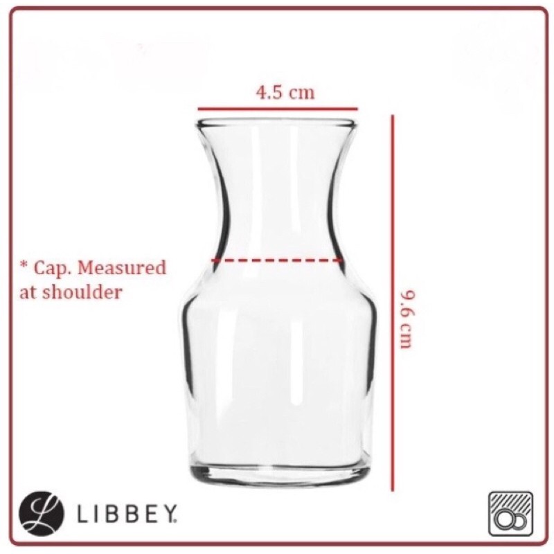 6 pcs Carafe Libbey 718 | Gelas Pitcher 122 ml | Vase Jug | Gelas Server Libbey