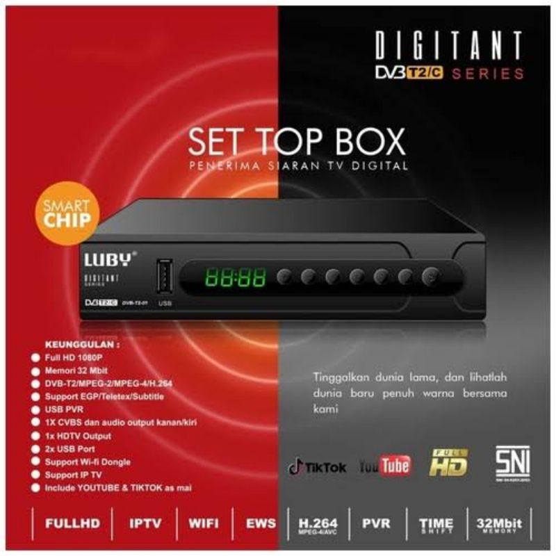 set top box luby dvb t2