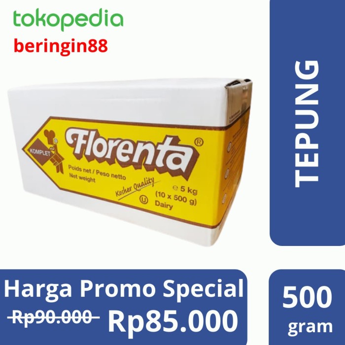 

BISA COD Tepung Florenta Florentin 500gr