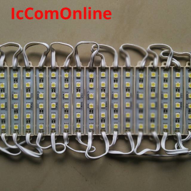 LED MODUL SMD 5050 WATERPROOF 6 mata LED 12V 12VOLT
