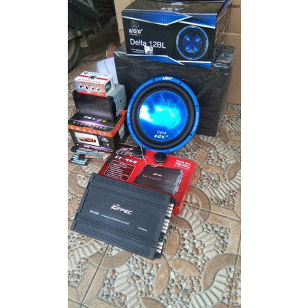 paket audio mobil harian komplit