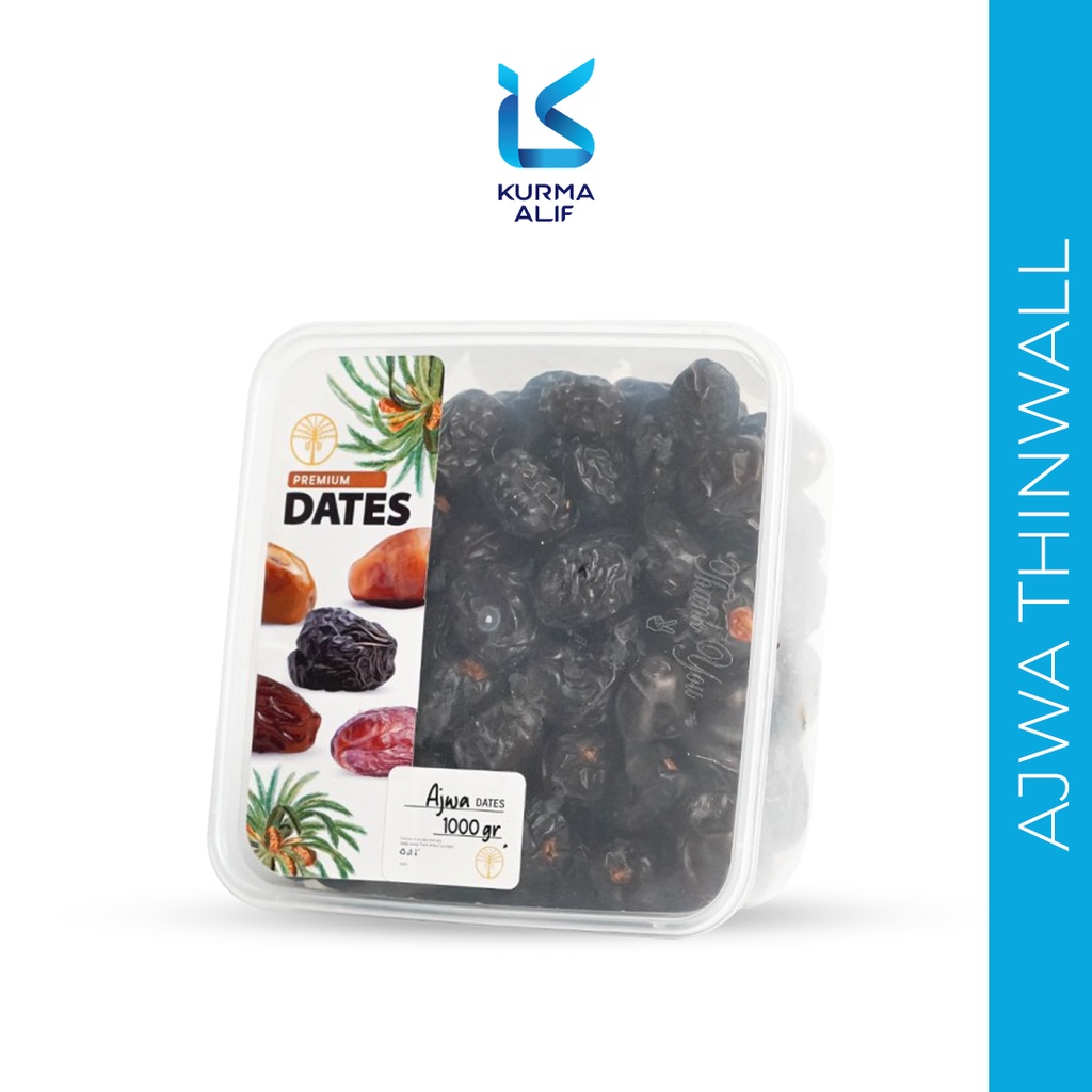 

Kurma Ajwa Thinwall 1 Kg Premium Quality