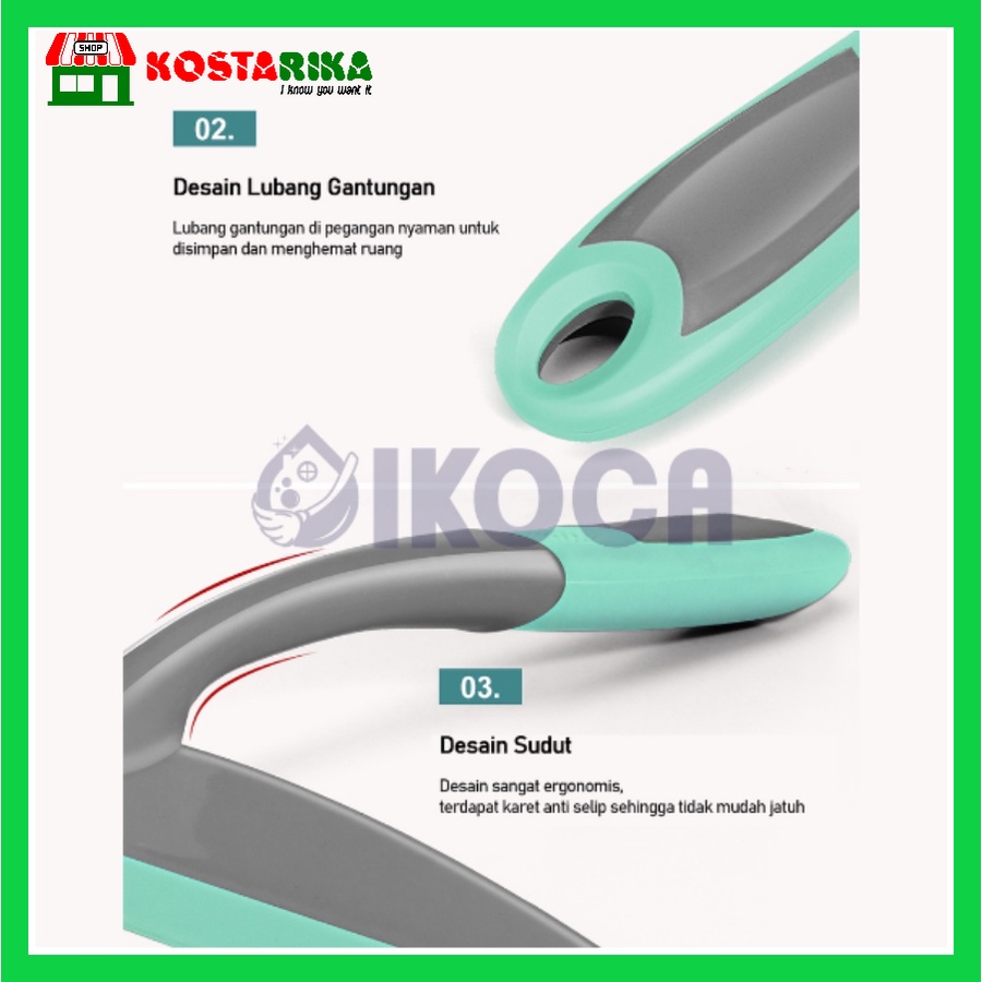 Wiper Kaca Pembersih Kaca Mobil Jendela Wiper Kaca Wefer Kaca IKOCA 113 Ukuran 20x22.7cm