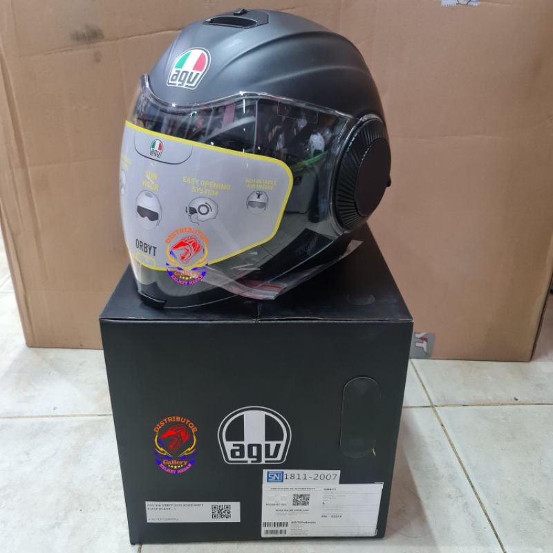 AGV ORBYT BLACK DOFF ORIGIINAL