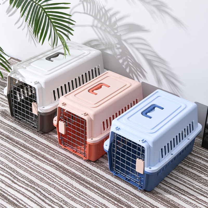 DONGWU PET CARGO SMALL KECIL / KANDANG RUMAH HEWAN ANJING KUCING PINTU BESI / PER CARRIER